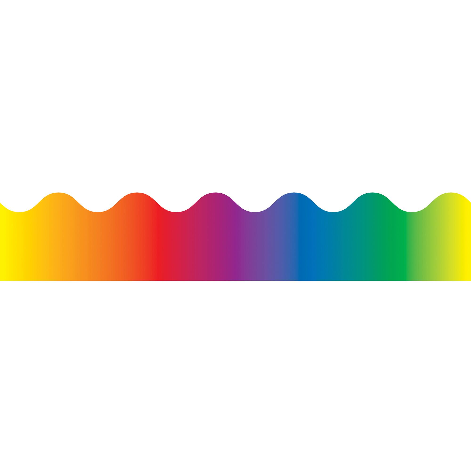 Carson Dellosa Education® Rainbow Scalloped Border Set, 156ft.